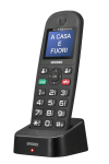 Brondi Amico Di Casa - Telefono con funzionalità - dual SIM / Internal Memory 32 MB - microSD slot - 128 x 160 pixel - nero
